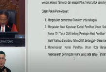 MK Perintahkan Pemungutan Suara Ulang Pilkada Banjarbaru 2024 Pilkada Banjarbaru